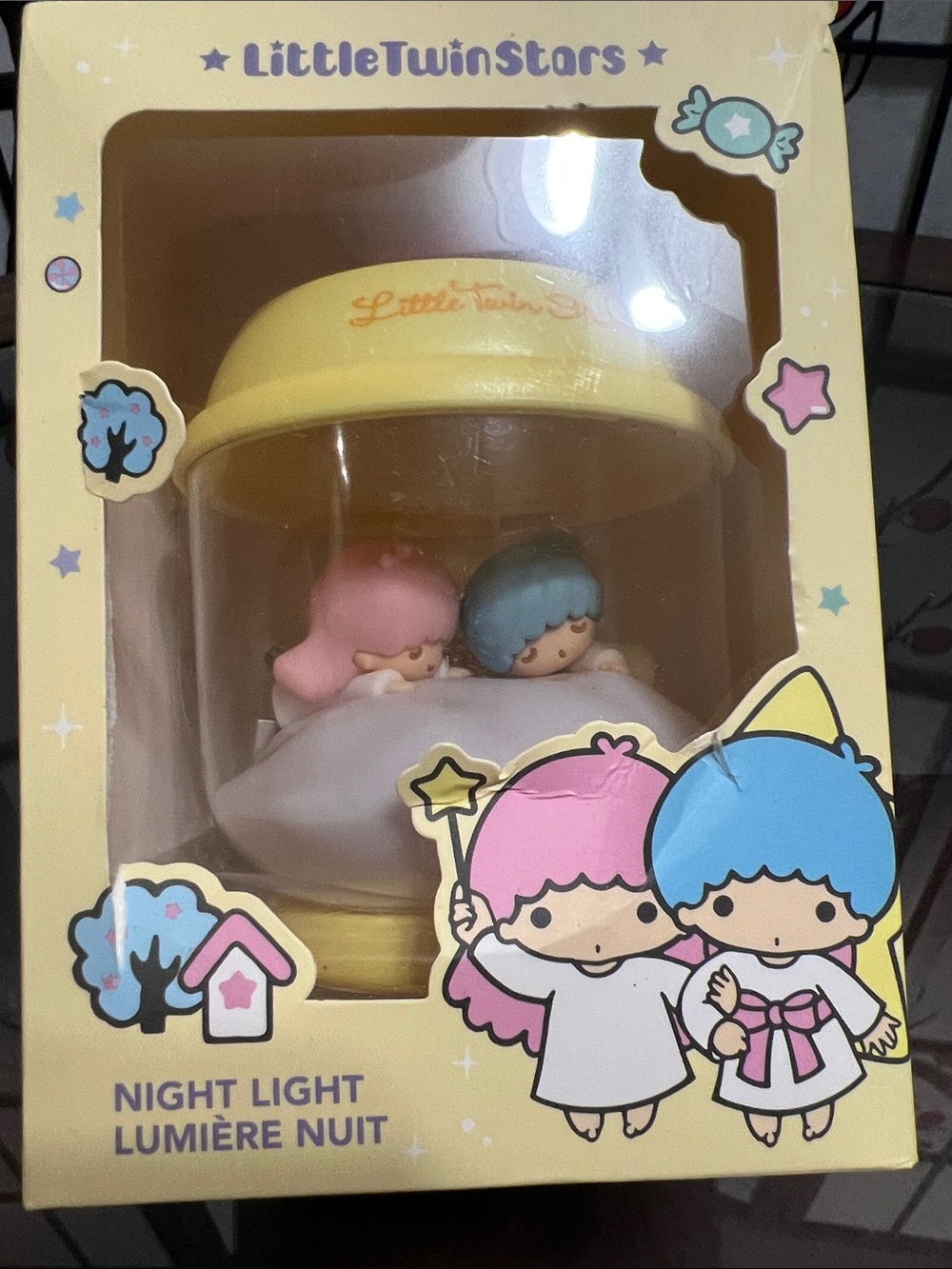 Sanrio Little Twin Stars Yellow & Pink/Blue Night Light